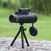 Telescop cu un singur tub de 12x50 de înaltă definiție, de mare putere, cu un singur tub, pentru telefon mobil. Viziune nocturnă în aer liber cu producători de lămpi cu laser pentru generație.