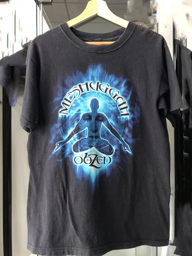 Rare Meshuggah Band Short Sleeve Cotton Black All Size Unisex T-Shirt Unisex T-Shirt XXXL