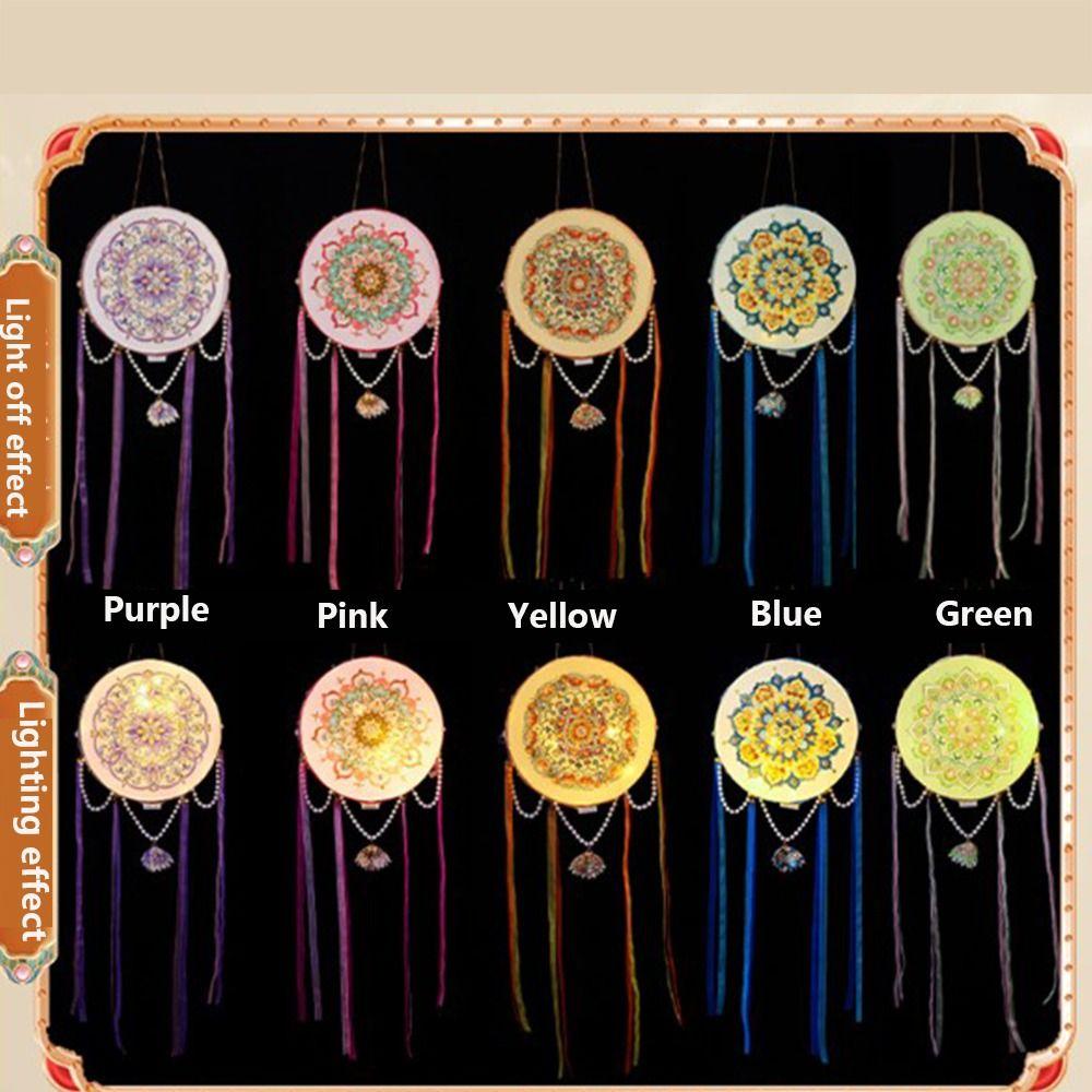 Intangible Cultural DIY Mid-Autumn Festival Lantern Manual Hanfu Photography Lamp  Children's Toy