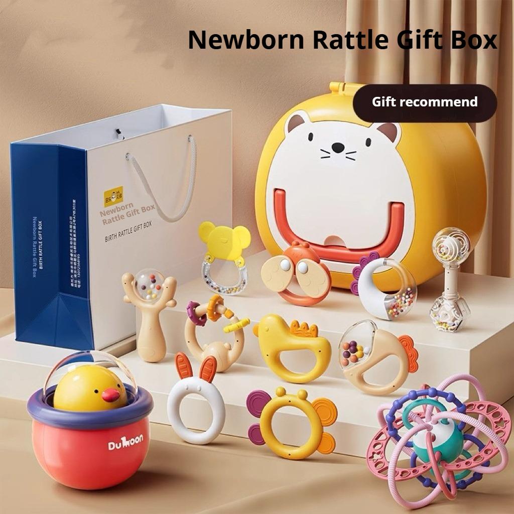 Baby toy rattle 0 to 6 months newborn baby early education puzzle grasp training 0 1 year old rattle