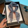 Colorful Dopamine Polka Dot Cute Small Square Neck Scarf For Summer