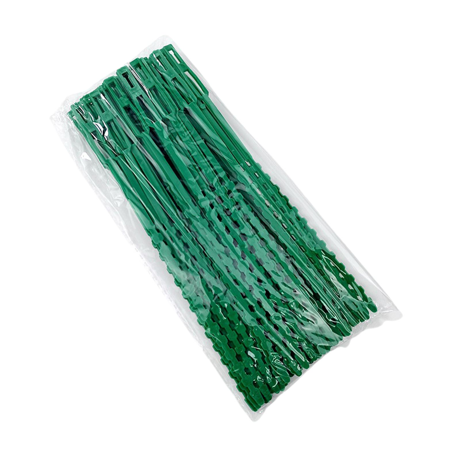 

50 шт. многоразовые садовые кабельные стяжки, регулируемые пластиковые кабельные стяжки, инструменты для поддержки растений, крепеж для кустарников, блокировка деревьев на открытом воздухе A