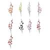 Artificial Plum Blossom Branch Fake Cherry Blossom Stems 21" Long Stem Faux Silk Flower for Wedding Home Office Bedroom Party Table Centerpiece