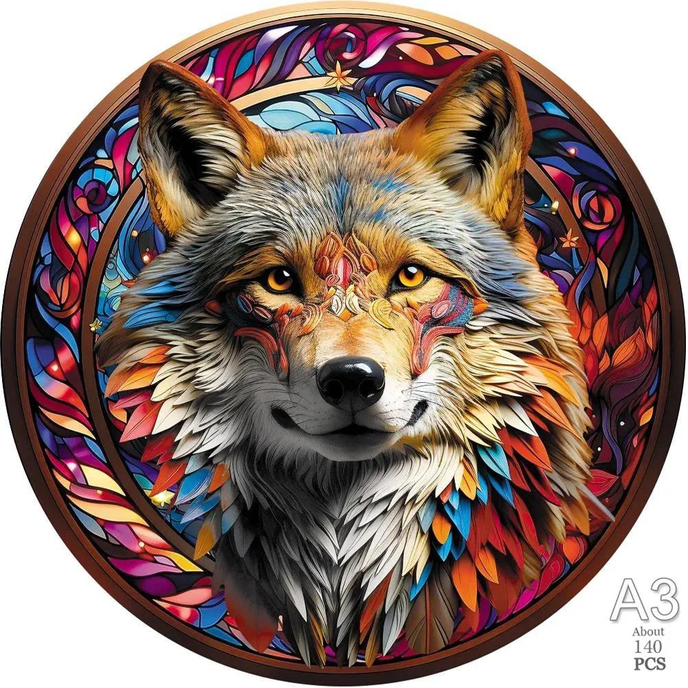 Non-Toxic Dog Children Animal Wooden Puzzles Montessori Games Children 3D Wooden Puzzle Adults Christmas Board Games For The Whole Family Diy