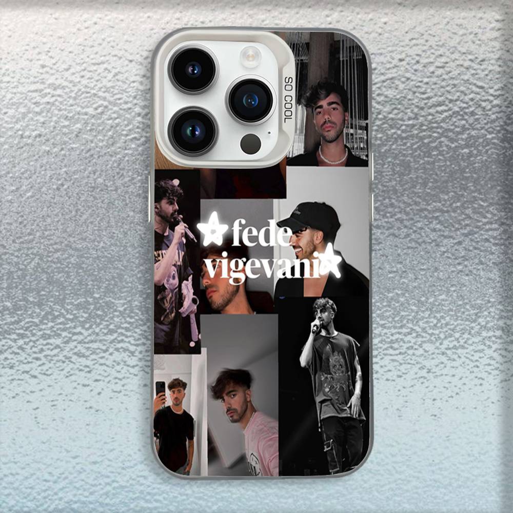 

Singer Federico F-Fede Vigevani Phone Case For iPhone 16,15,14,13,12,11,Mini,Pro,E,SE4,MAX White Candy Matte Shockproof Cover iPhone12PRO