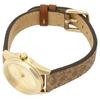 Coach Grason Signature C Canvas Watch, 28mm, Yellow Gold Dial, Quartz Watch, Women's, Brown, 14504107