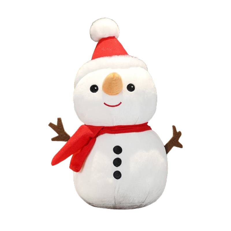 

Мягкая плюшевая игрушка-кукла Санта Клаус, олень, подарок для сна для детей, компаньон Snowman,20cm/7.87in
