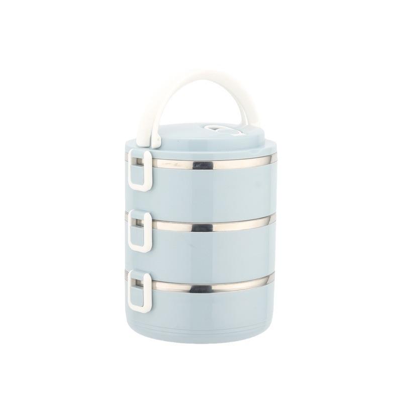 Thickened Stainless Steel Insulated Multi-Layer Bento Lunch Box with Lid