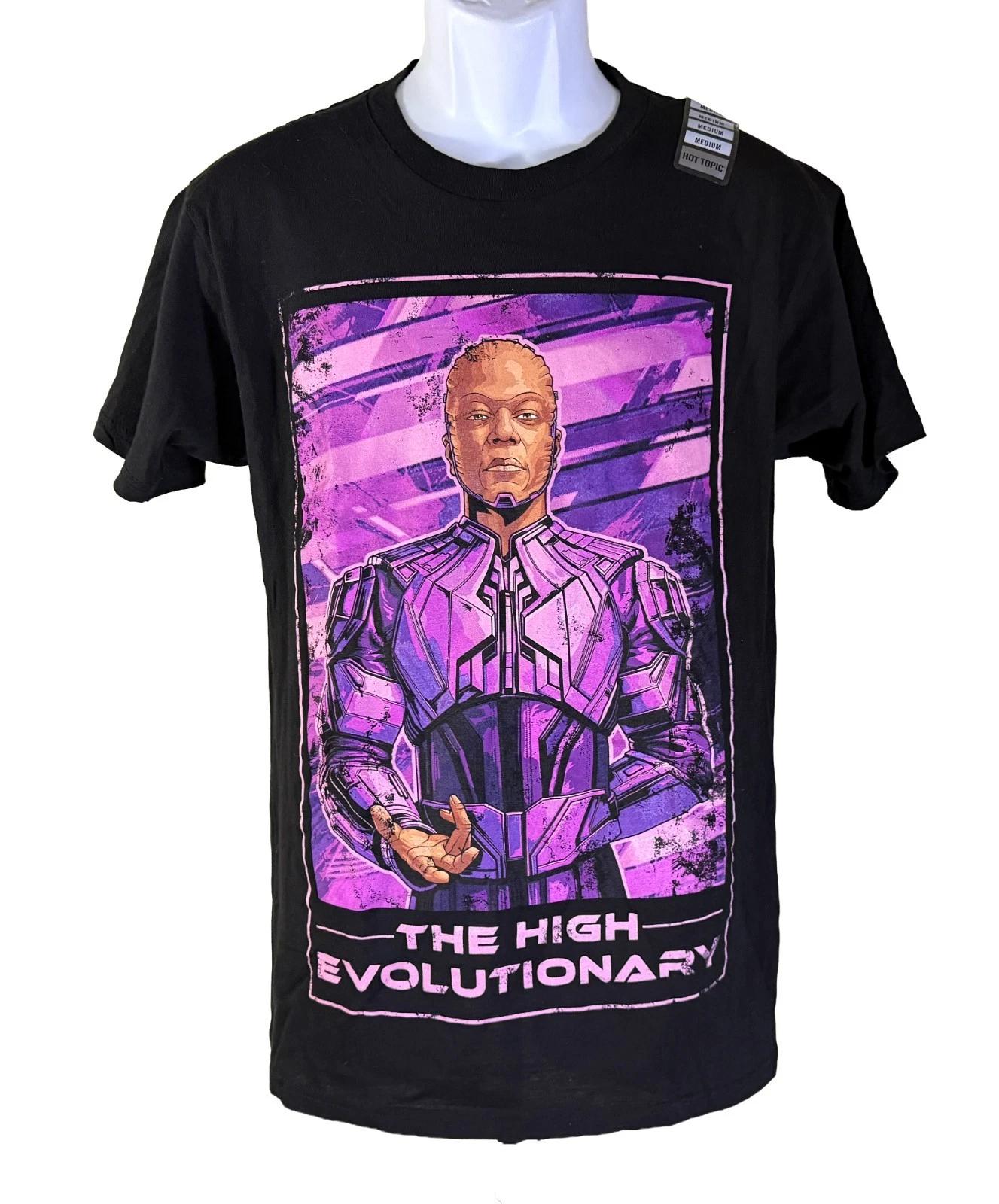 Marvel Guardians of the Galaxy Vol 3 High Evolutionary Poster 100% Cotton T-shirt Mens Tees Top Medium NWT 2XL