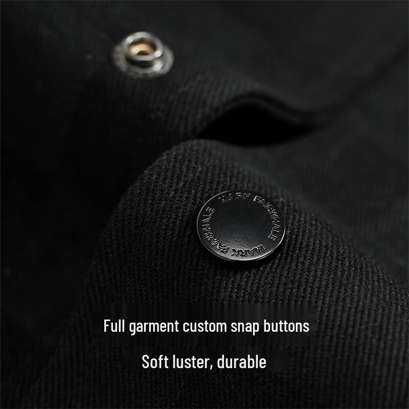 Mark Fairwhale Herren Karierte Bestickte Baseballjacke