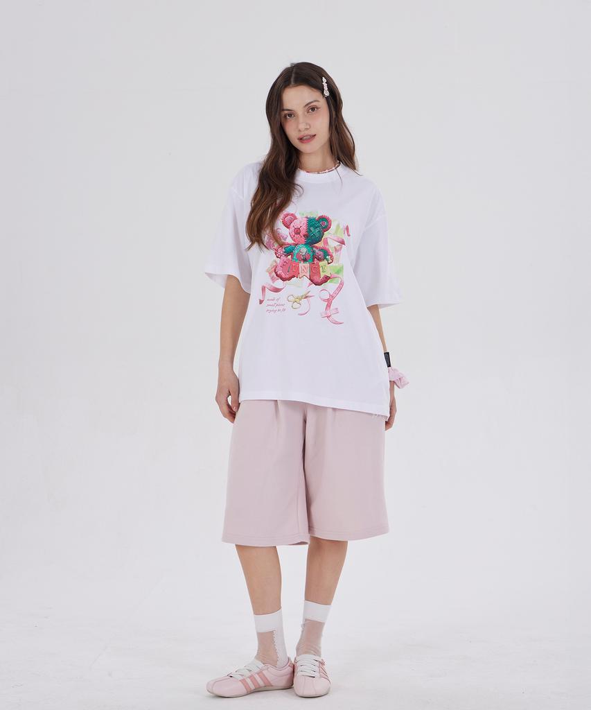 DYSFUNCT Funct Studded Bears T-Shirt(White)