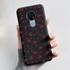Coque Mignonne Pour Nokia 6.2 / Nokia 7.2 Fundas Capa Coque Imprimée Coque de Protection Silicone Souple Dessin Animé Coque Noire