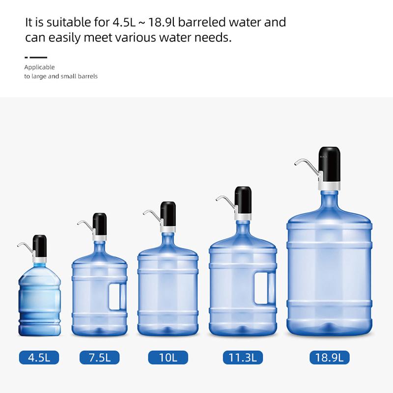 Automatischer Wasserspender Pumpe USB-Aufladung Tragbar Wasserflaschenpumpe Einfach zu bedienen