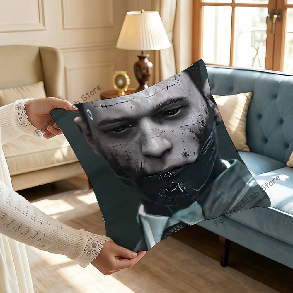 

CConnor Hug DDetroit Pillow Covers Cartoon Sofa Decorative Home Doublesided Printing Short Plush Cute Cushion Cover 30x30cm