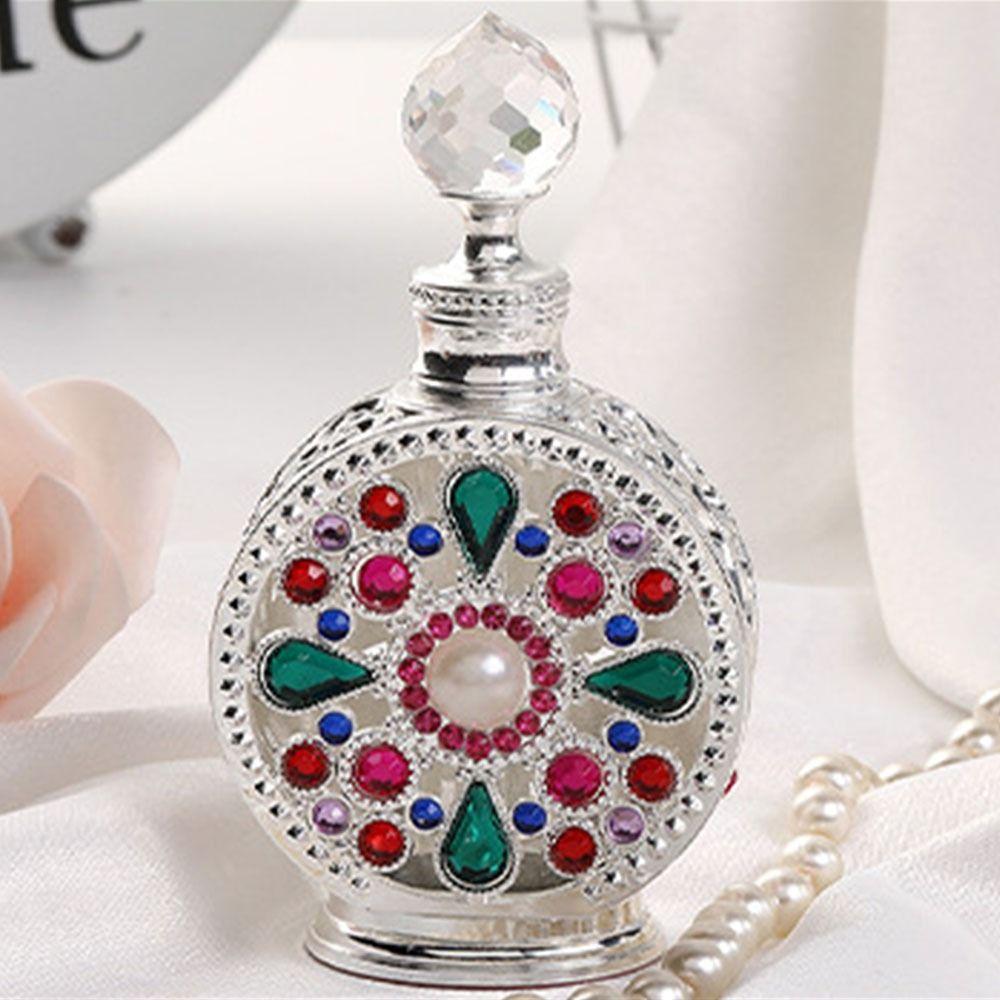 Vintage Glass Essential Oil Dropper Bottle 12ML Travel Cosmetic Containers Wedding Decoration
