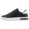 Flat Round Toe Lace-Up Sneakers Men Sneakers Black XM000140AF119161MC011