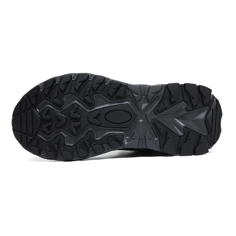 Fashion High Quality Leather Hiking Shoes Durable Outdoor Sport Men Trekking Leather Shoes Lace-Up Climbing Hunting Sneakers