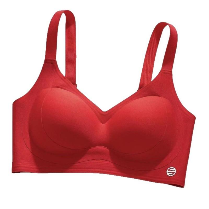 Womens Push Up Bra Small Bust Seamless Wirefree T-Shirt Lingerie With Side Support