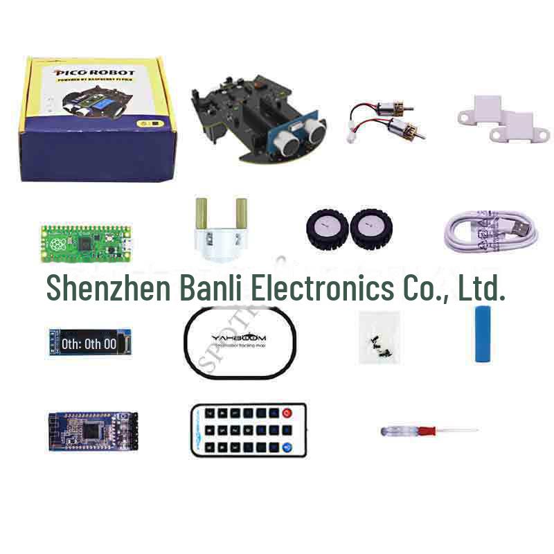 

Комплект для смарт-автомобіля Raspberry Pi Pico: Огляд програмування на MicroPython та датчиків