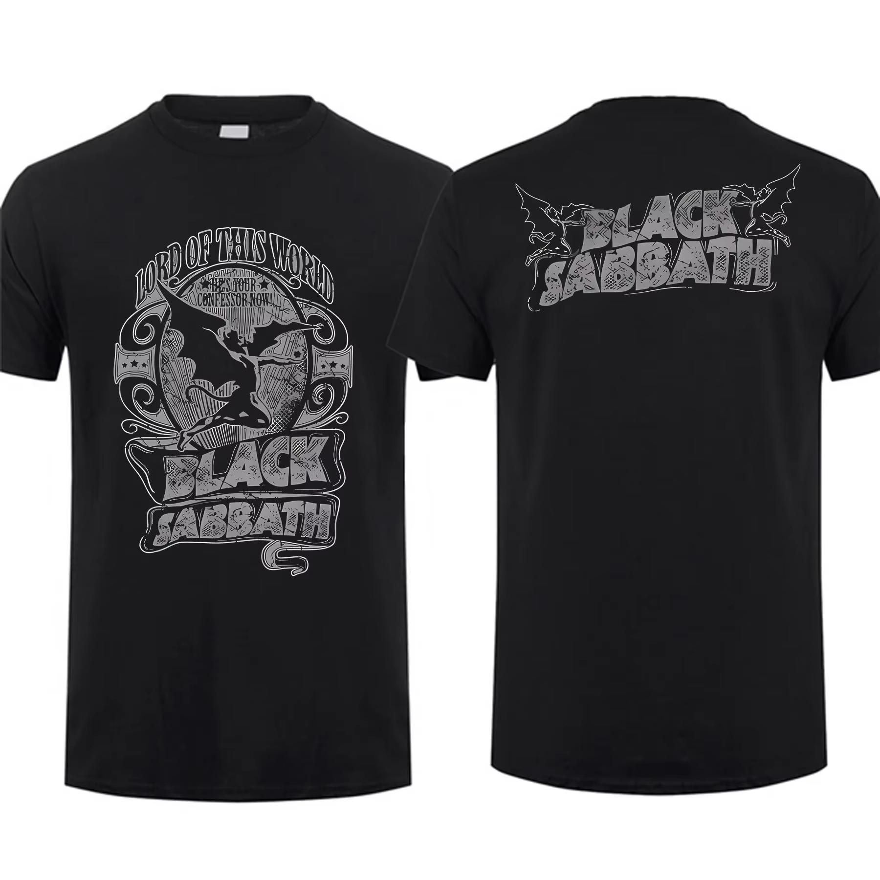 Vintage Metal Album Tee | Graphic T-Shirt | Black Sabbaths Vol 4 T Shirt | Oversized Comfort Fit | Retro Concert Essential 2025 2XL