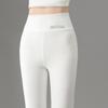 Women's High Waist Thermal Base Layer Pants & Top Set - Imitation Cashmere, Elastic, Plus Velvet Warmth for Autumn/Winter.
