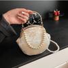 Bag New Spring and Summer Shell Bag with Cheongsam Retro Medium Embroidered Pearl Messenger Bag