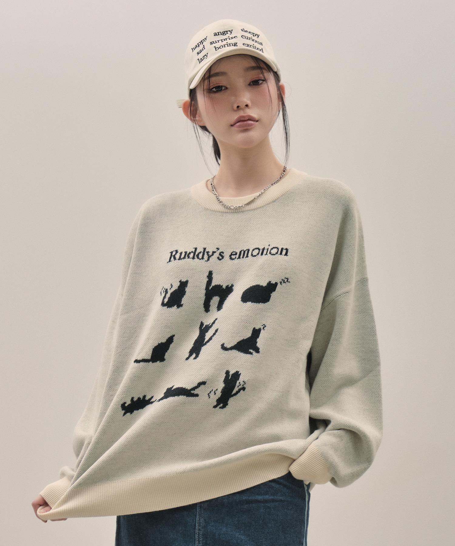 Bonchams [Bonchamps X Ruddy Chicks] Ruddy Emotion Knit B22Ft09Iv L