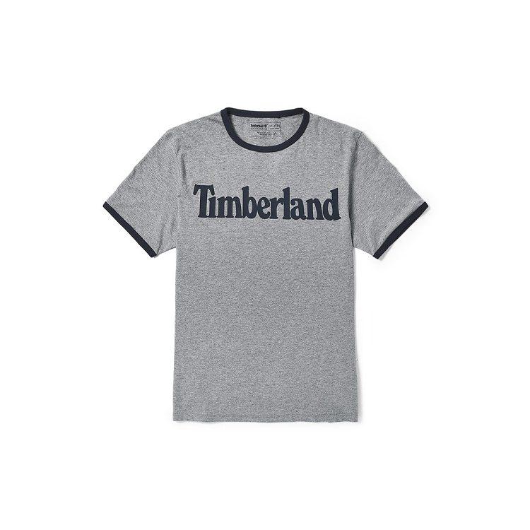 Timberland T Shirts Men's Gray Crew Neck Moderate Straight Fit A2B86052