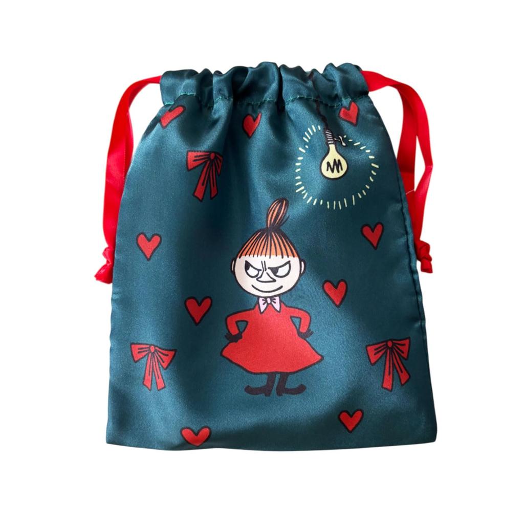Small Planet Moomin Ribbon Drawstring Bag Little My Ribbon