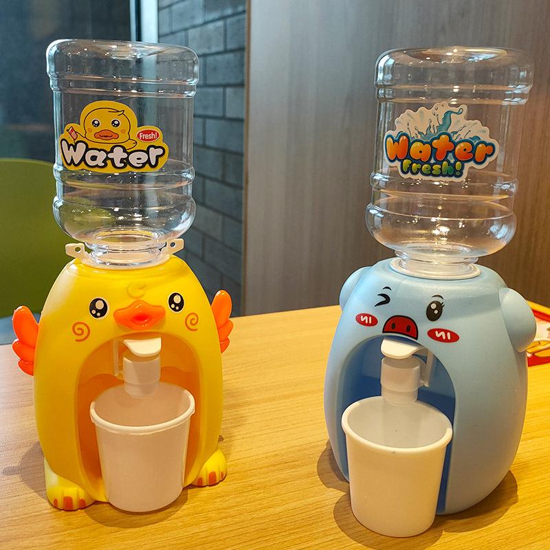 Kids' Cute Duck Play Kitchen Water Dispenser Toy Set