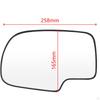 Exterior Right Power Heated Mirror Glass 88944392 25.8x16.5cm Accessory Professional Spare Parts