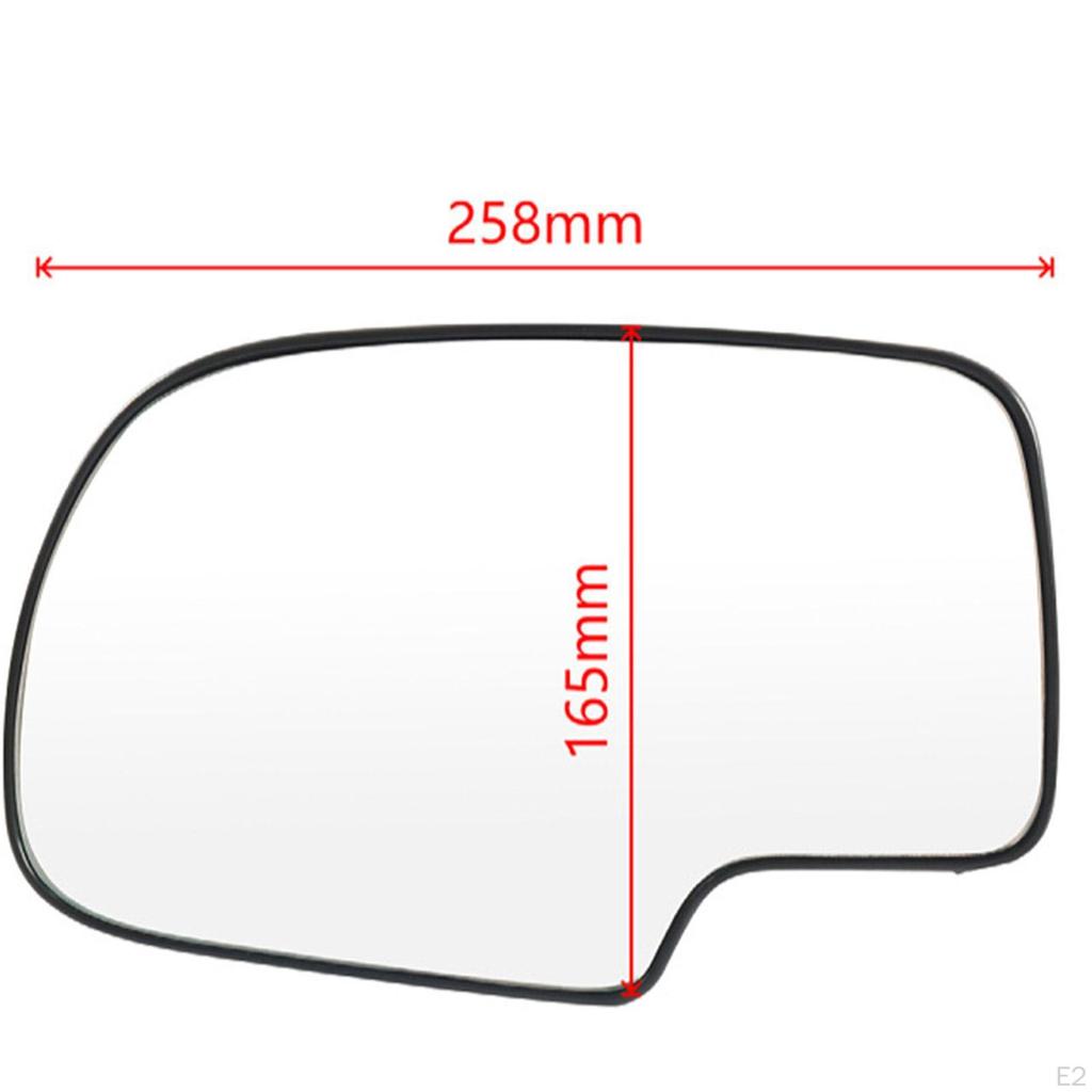 Exterior Right Power Heated Mirror Glass 88944392 25.8x16.5cm Accessory Professional Spare Parts