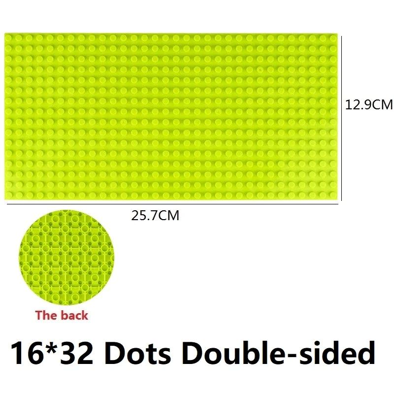 32x32 32x16 Dots Classic Building Blocks Base Plate MOC DIY Plastic Colorful Classic Brick Compatible for City Figures Kids Toy