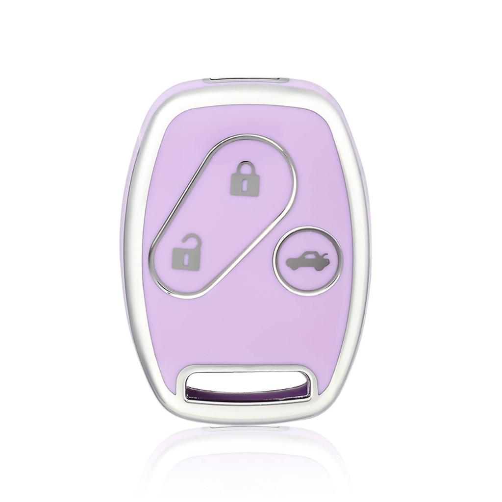 2/3 Buttons Soft TPU Car Key Case Cover for Honda Fit CIVIC JAZZ Pilot Accord CR-V Freed Freed Pilot StepWGN Insight Key Shell