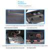 Waterproof Double USB A 4.8A Charging Panel for Vehicles and Boats with Real Time Voltage Display and Safety Functions