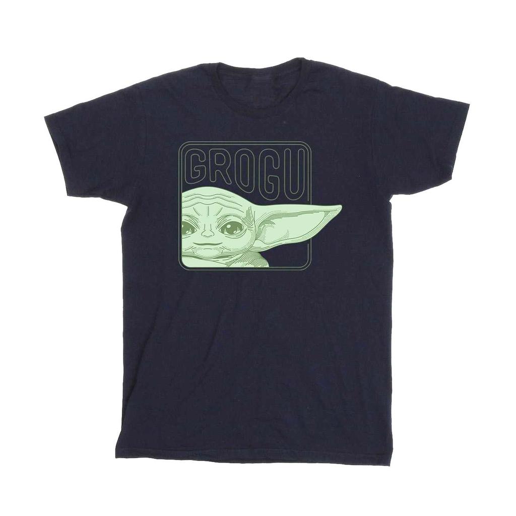 STAR WARS Jungen The Mandalorian Grogu Box T-Shirt