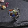 CopperLarge Stone 11x17MM Natural Labradorite Tiger Eye Ring for Women Fine Jewelry Party Wedding Anniversary Gift