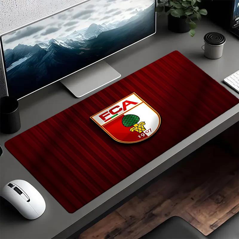 Augs-burg Fußball Wappen Mauspads, Gaming-Mauspad, Tastaturmatte, Schreibtischdekoration für Computer-Notebook, Fan-Geschenk, Geburtstagsgeschenk