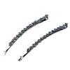 Wasser Diamant Gerader Clip Modisch und Vielseitig Temperament Seitenpony Clip Leichter Luxus Hochwertige Haarspange Haaraccessoire