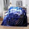 1pc Blanket Genshin Impact characters5 Print Design, Lightweight Blanket for Sofa, Bed- Soft &Warm, Gift for All Seasons like Christmas, Halloween