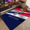 Mustang Polyester Tapijt, Zachte Binnenvloermat voor Kantoorstoel, Woonkamer, Bureau - Decoratief Huiswerkplek Tapijt Ontwerp