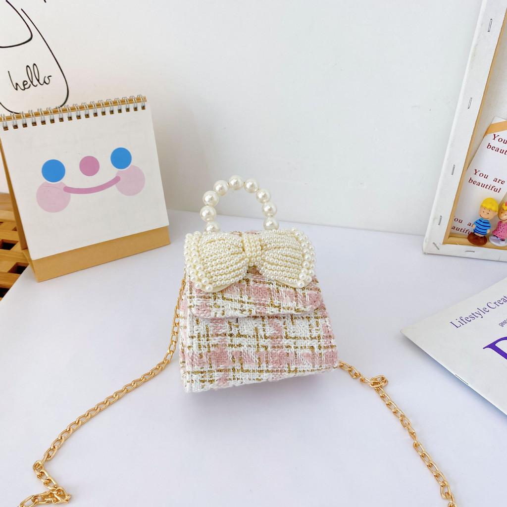 Adorable Mini Children's Crossbody Bag Cute Princess Style Soft Canvas Fashionable Design For Girls With Colorful Options