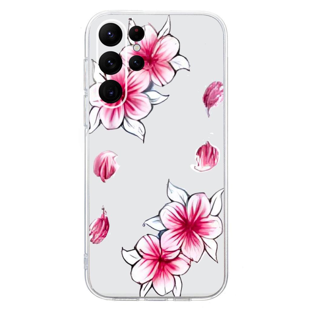 For Samsung Galaxy S23 Ultra Case Pattern Print TPU Phone Cover Precise Lens Protection