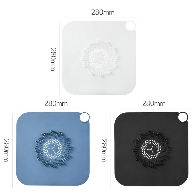 1 stk. Vaskfilter for badet Gulvdeksel for badet Kjøkkenavløpsfilter Badekar Dusjdeksel Gulvsluksil Hårstopper