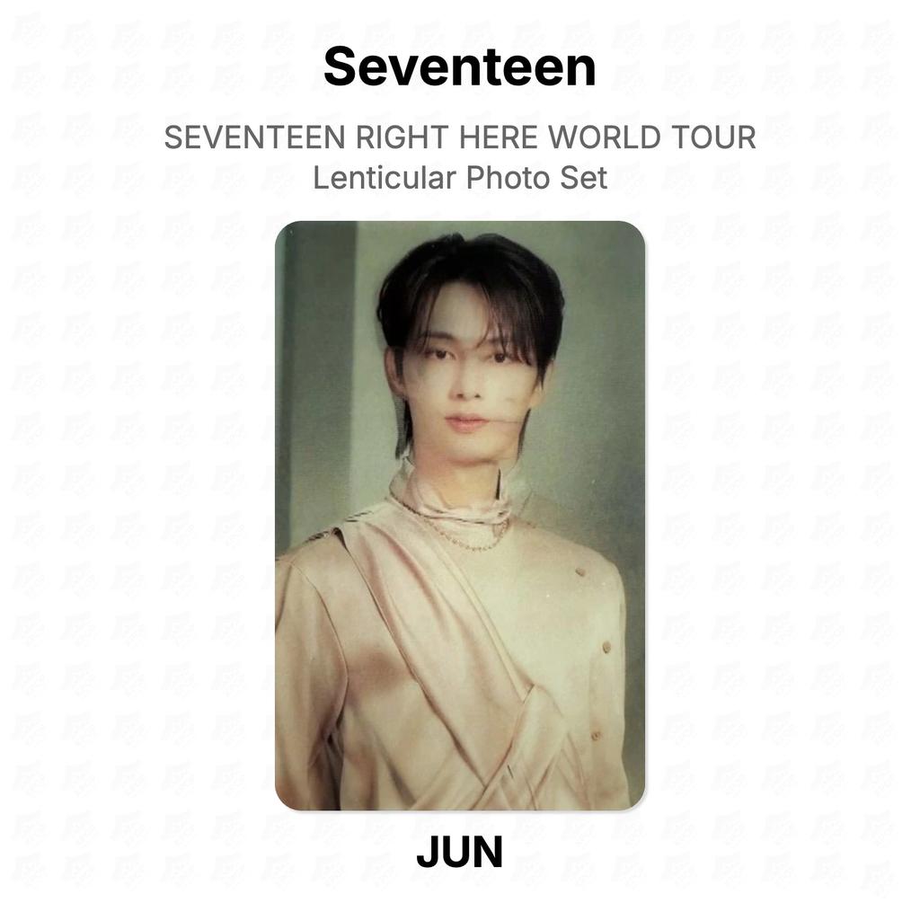 Seventeen RIGHT HERE WORLD TOUR Lenticular Photo Set Official Photocard