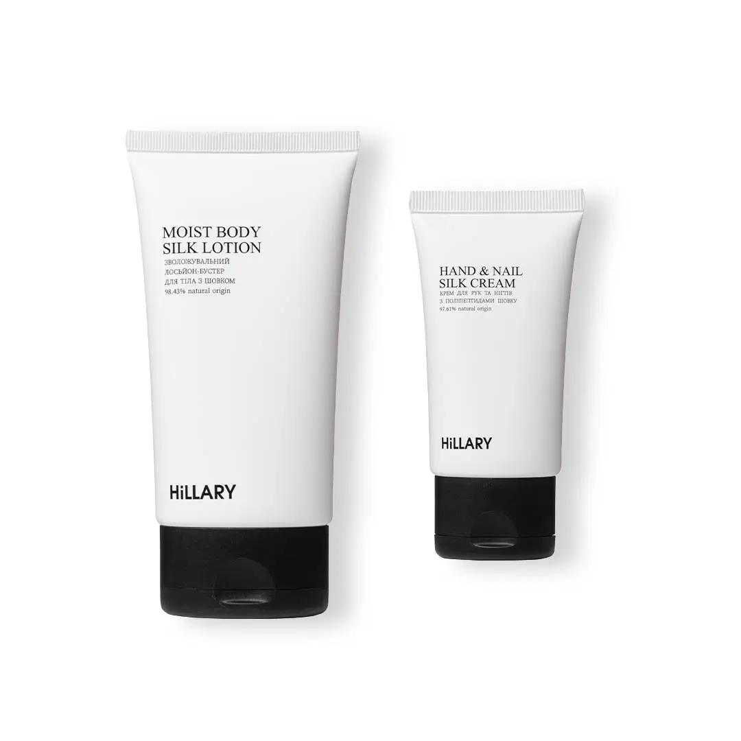 

Набір для шовкового догляду тіла та рук Silk Care for Body and Hands Hillary