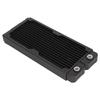 Water Cooling Radiator Red Copper Brass Steel G1 4 Thread 14 Pipes Fast Heat Dissipation Computer Radiator For 12cm Fan