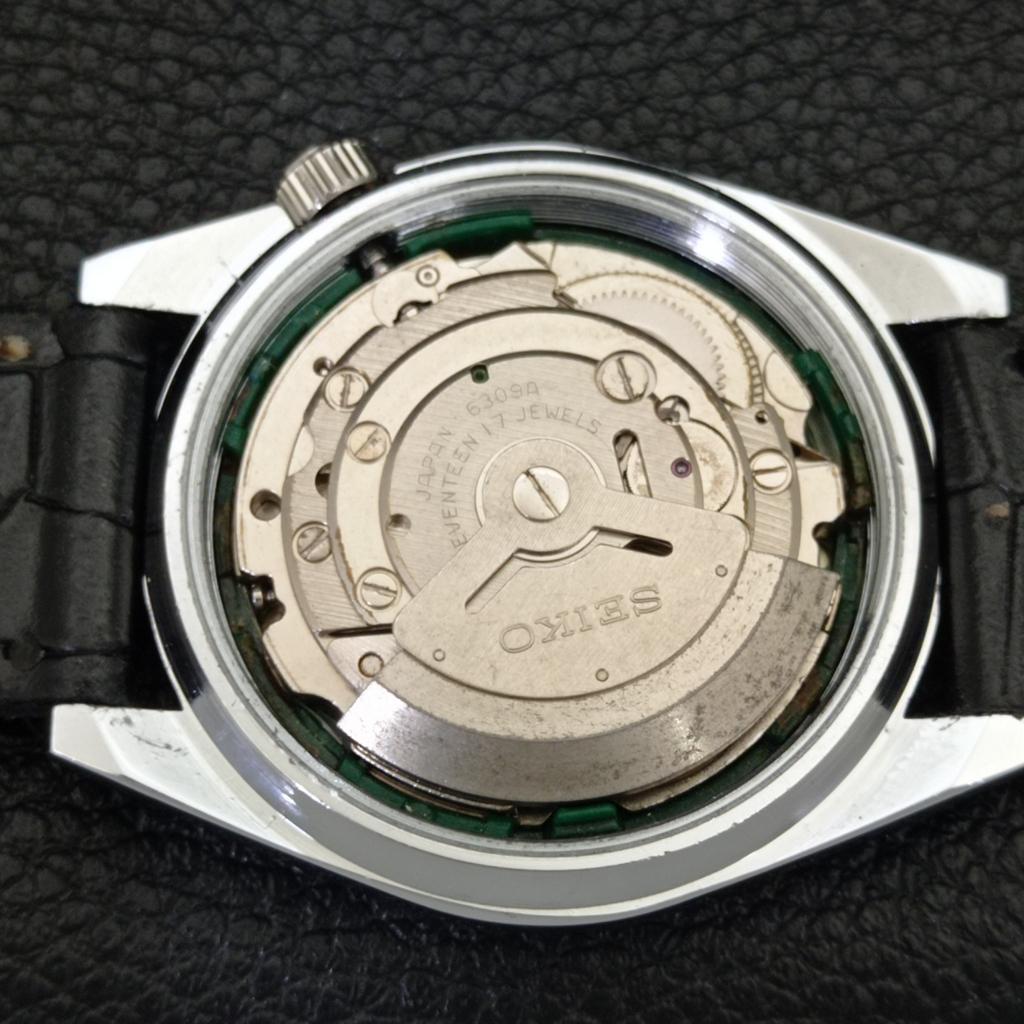 JAPAN VINTAGE REFURBISHED SEIKO 5 AUTOMATIC 6309A MENS SILVER WATCH A441100-4 Sk-a441100