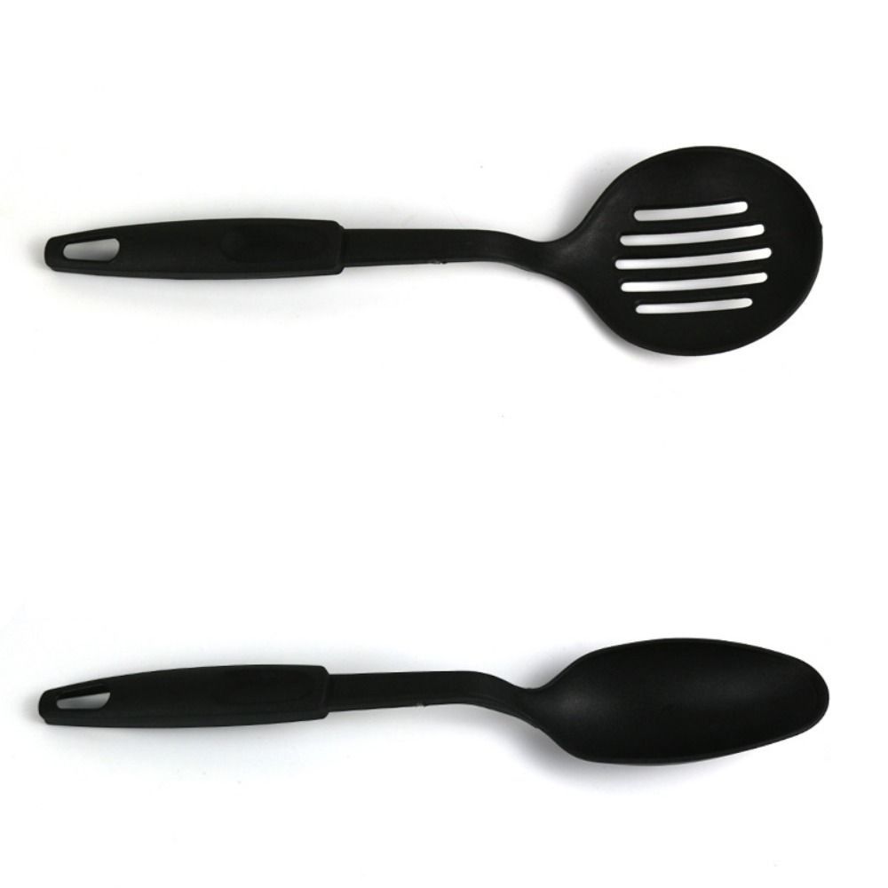 Resistant Tableware Set Kitchen Plastics Food Tongs Set Pot Shovel Suit Food Shovel Soup Spoon