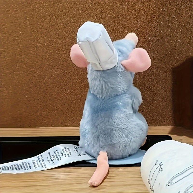 Cooking Mouse King Plush Mouse - 7Inch Soft Polyester Blend 3D Cartoon Design, Cute Chef Hat & Accents, Party Decor, Home & Office Accessory